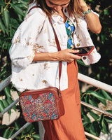 TealByChumbak Rainforest Box Sling Bag