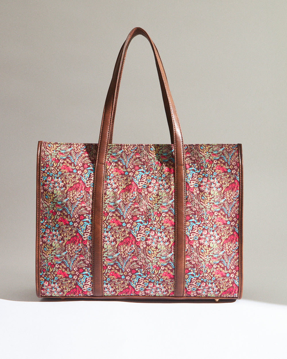 TealByChumbak Rainforest Canvas Tote