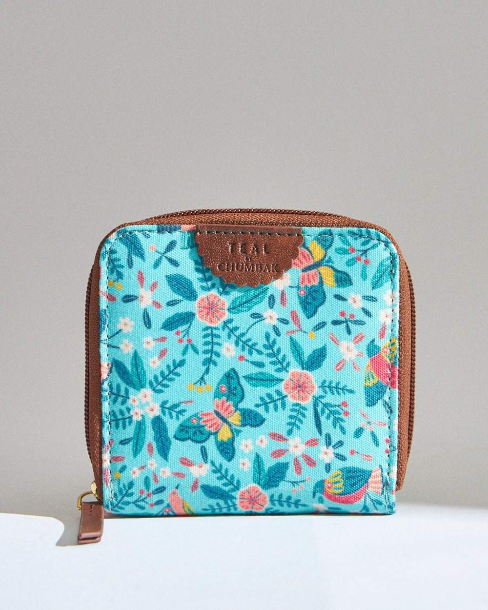 TealByChumbak Birds of Paradise Mini Wallet