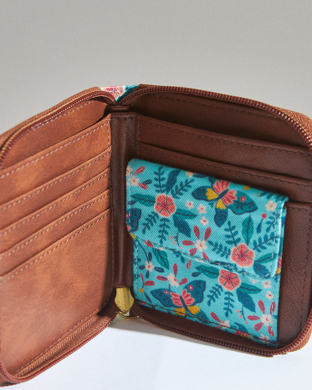 TealByChumbak Birds of Paradise Mini Wallet