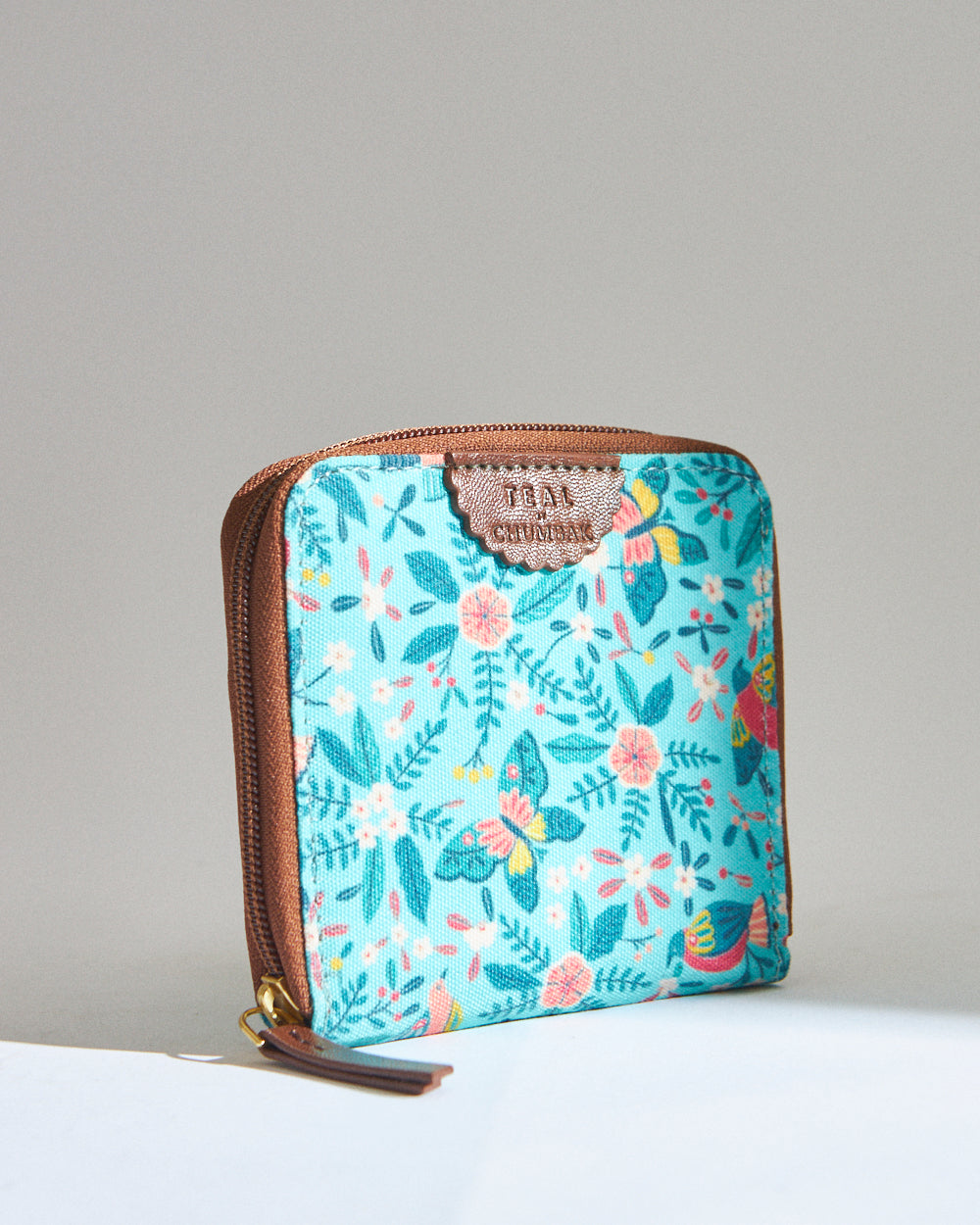 TealByChumbak Birds of Paradise Mini Wallet