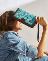 TealByChumbak Birds of Paradise Long Wallet