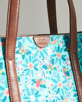 TealByChumbak Birds of Paradise Canvas Tote