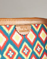TealByChumbak Ikkat Glow Long Wallet