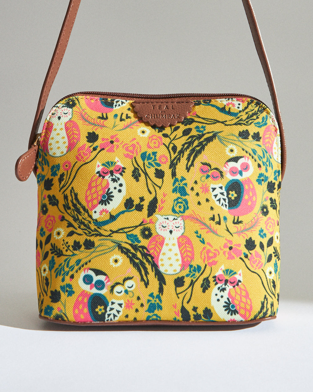 Teal By Chumbak Jungle Stories Sling Bag - Yellow