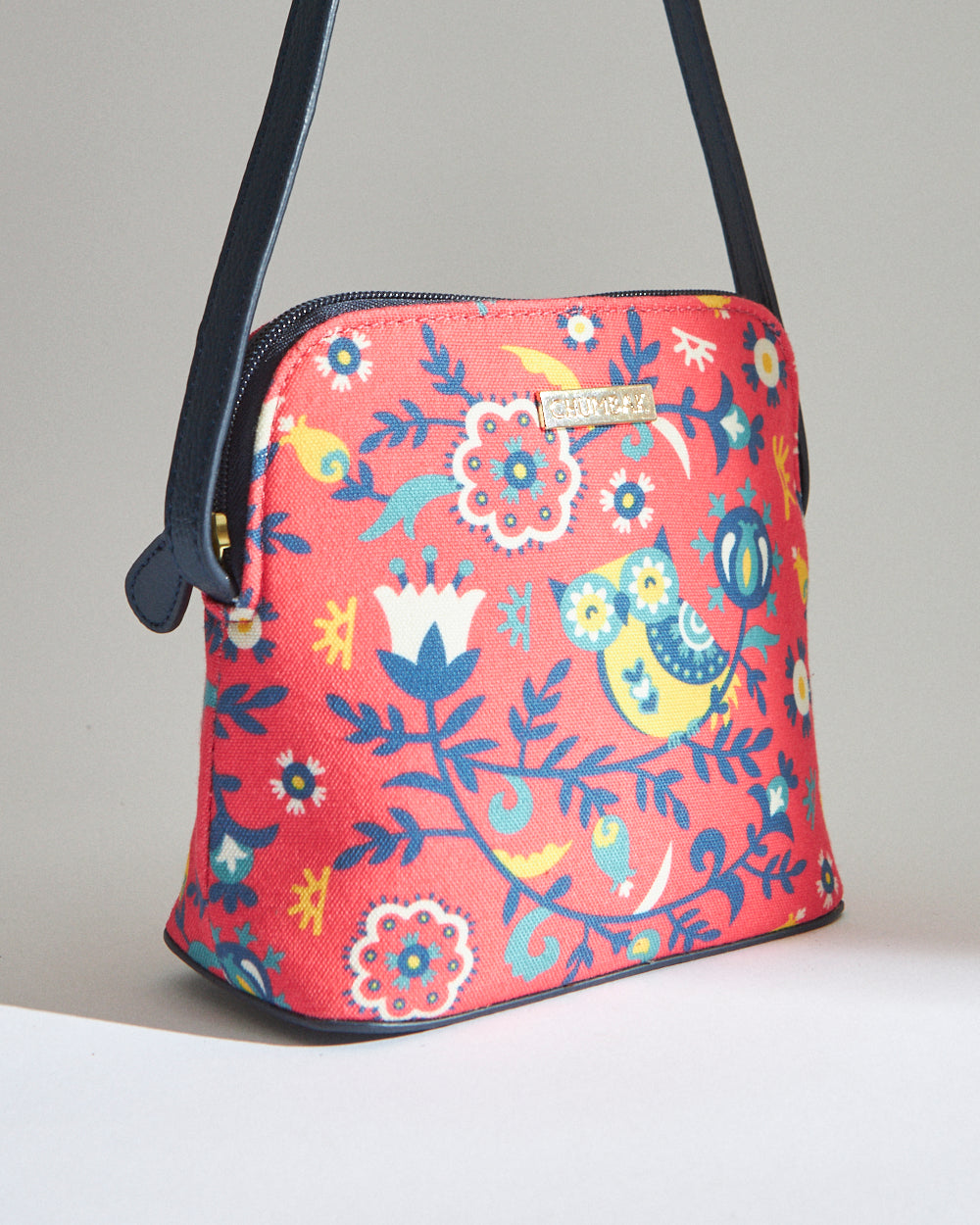 Teal By Chumbak Bukhara Blooms and Boons Sling Bag - Coral