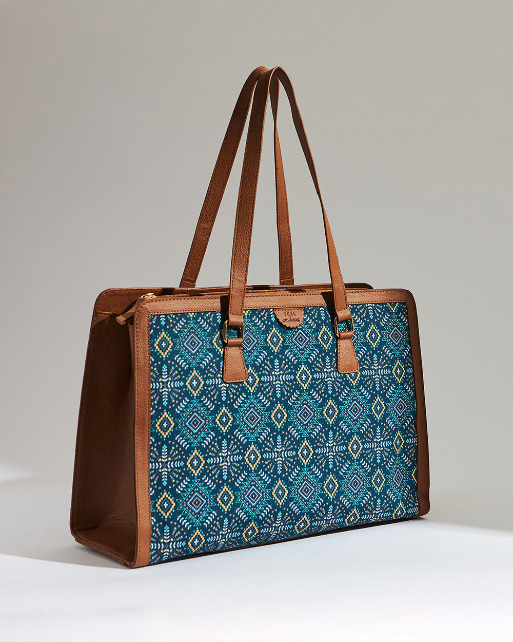 Teal by Chumbak Mexico Aztec Office Tote