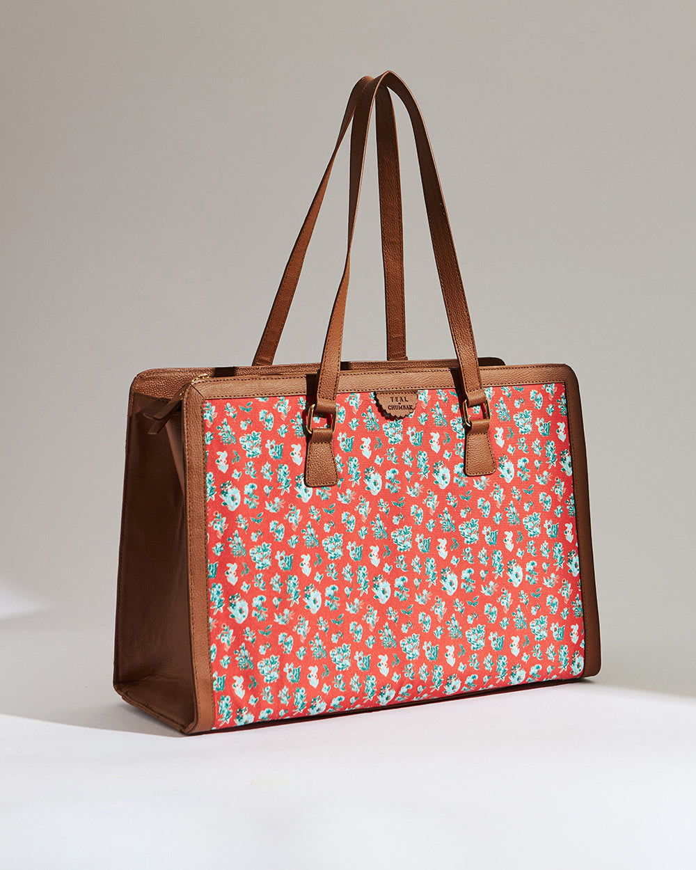 Teal by Chumbak Wildflower Office Tote