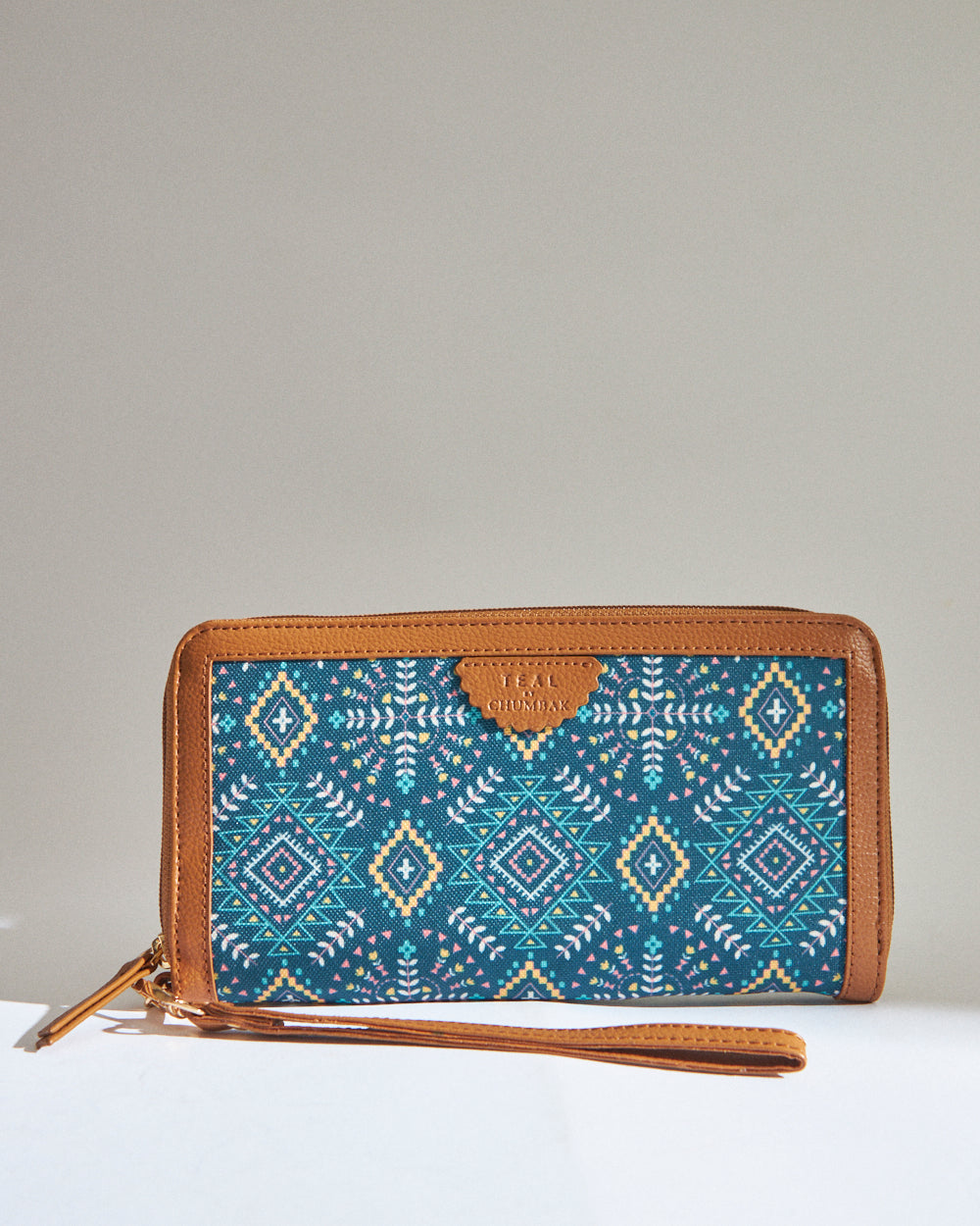 Teal by Chumbak Mexico Aztec Long Wallet