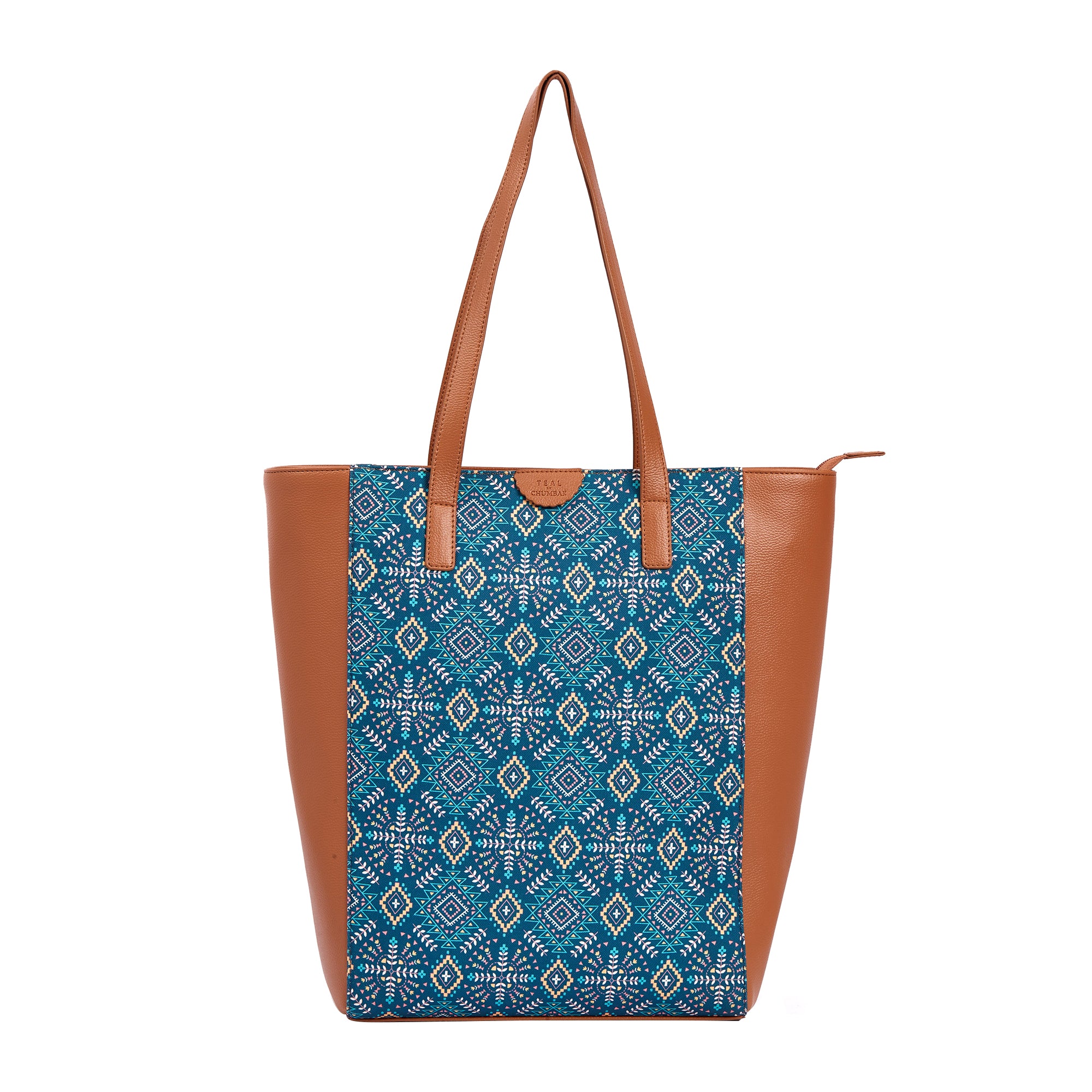 Teal by Chumbak Mexico Aztec Shopper Tote