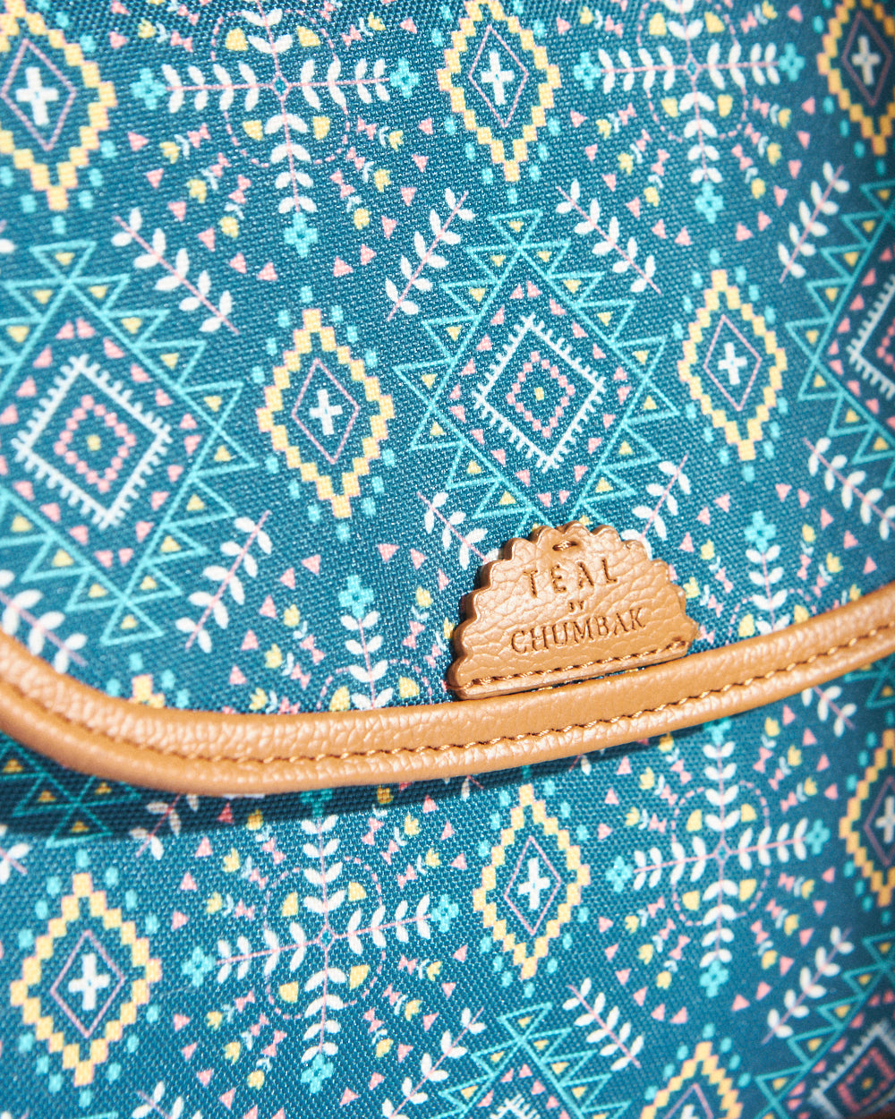 Teal by Chumbak Mexico Aztec Crossbody Bag