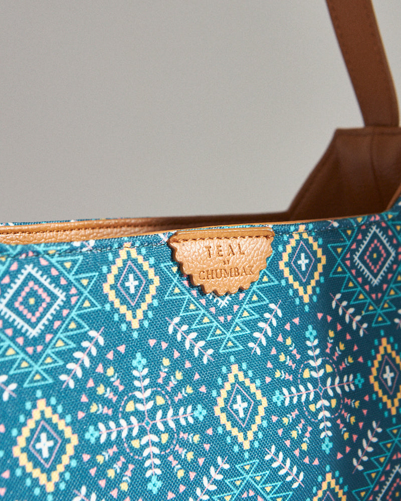 Teal by Chumbak Mexico Aztec Shoulder Bag