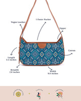 Teal by Chumbak Mexico Aztec Shoulder Bag