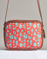 Teal by Chumbak Wildflower Box Sling Bag