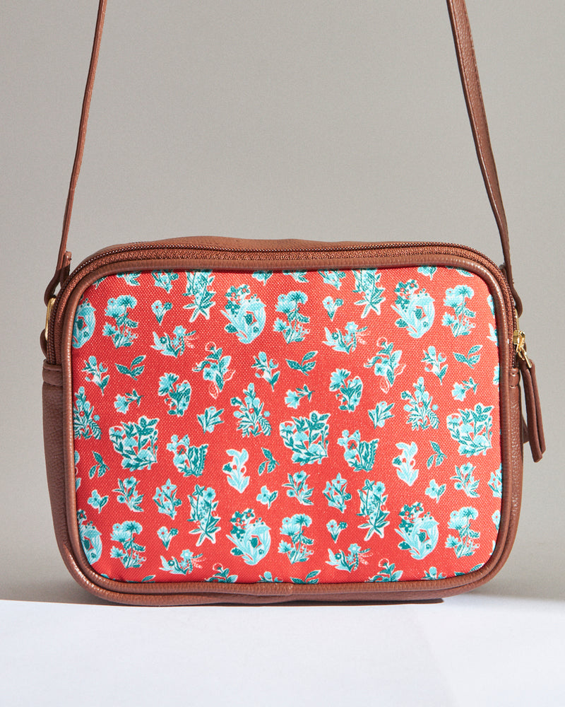 Teal by Chumbak Wildflower Box Sling Bag