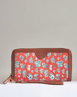 Teal by Chumbak Wildflower Long Wallet