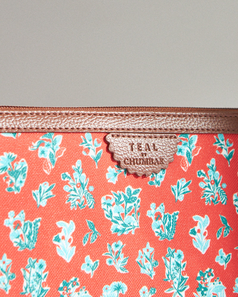 Teal by Chumbak Wildflower Long Wallet