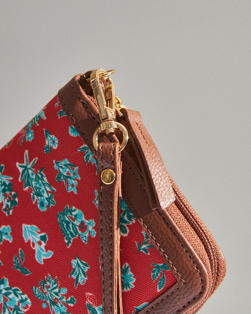 Teal by Chumbak Wildflower Long Wallet