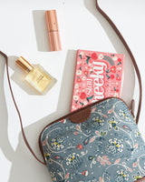 Teal by Chumbak Grey Bloom Sling Bag