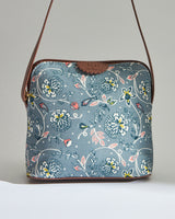 Teal by Chumbak Grey Bloom Sling Bag