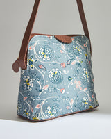 Teal by Chumbak Grey Bloom Sling Bag