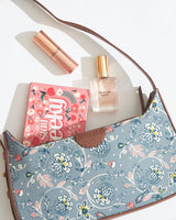 Teal by Chumbak Grey Bloom Shoulder Bag