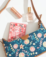 Teal by Chumbak Blue Bloom Shoulder Bag