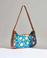 Teal by Chumbak Blue Bloom Shoulder Bag