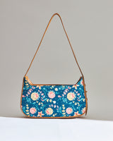 Teal by Chumbak Blue Bloom Shoulder Bag