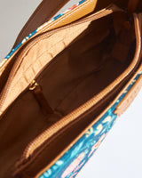 Teal by Chumbak Blue Bloom Shoulder Bag