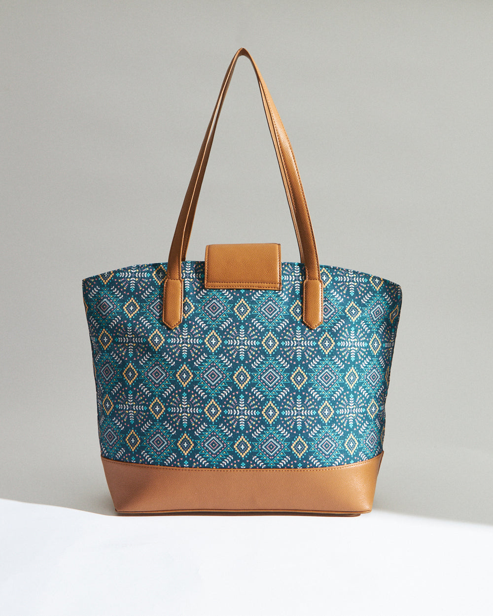 Teal by Chumbak Mexico Aztec Work Tote