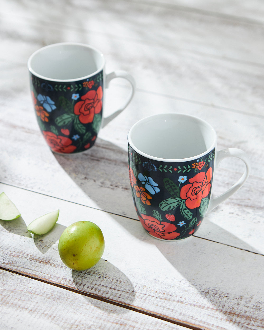 Tiara Bloom Mugs - Gift Set of 2