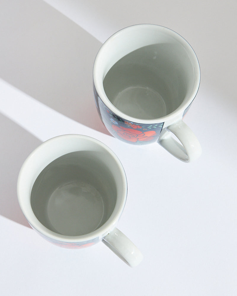 Tiara Bloom Mugs - Gift Set of 2