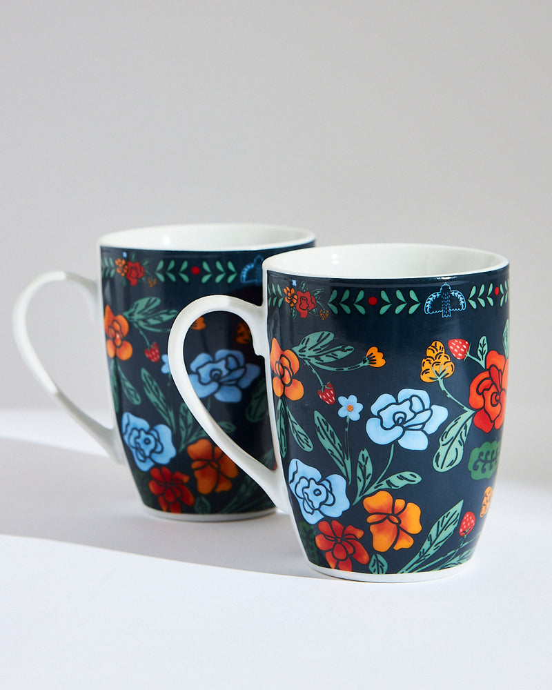 Tiara Bloom Mugs - Gift Set of 2