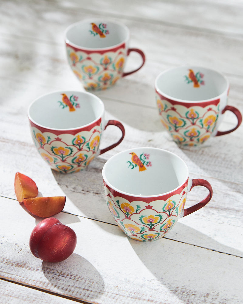 Valley Jaali Mugs - Gift Set of 4