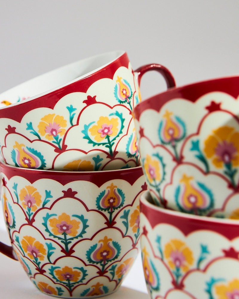 Valley Jaali Mugs - Gift Set of 4