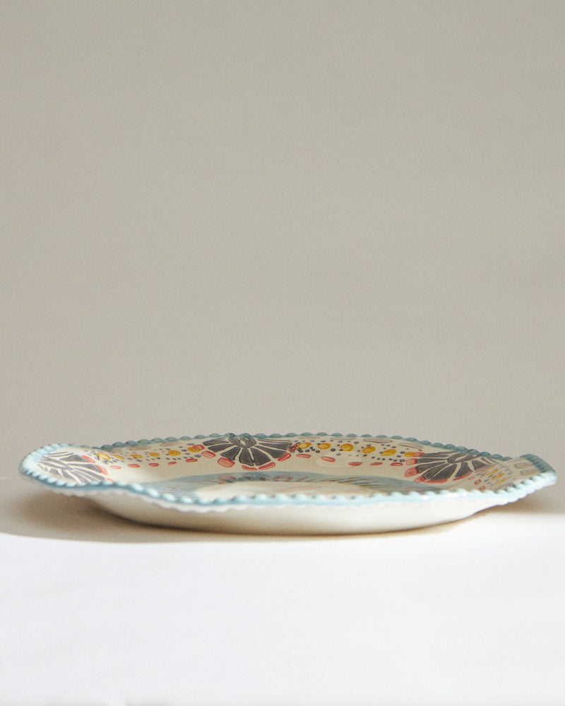 Pixel Shell Dinner Plate