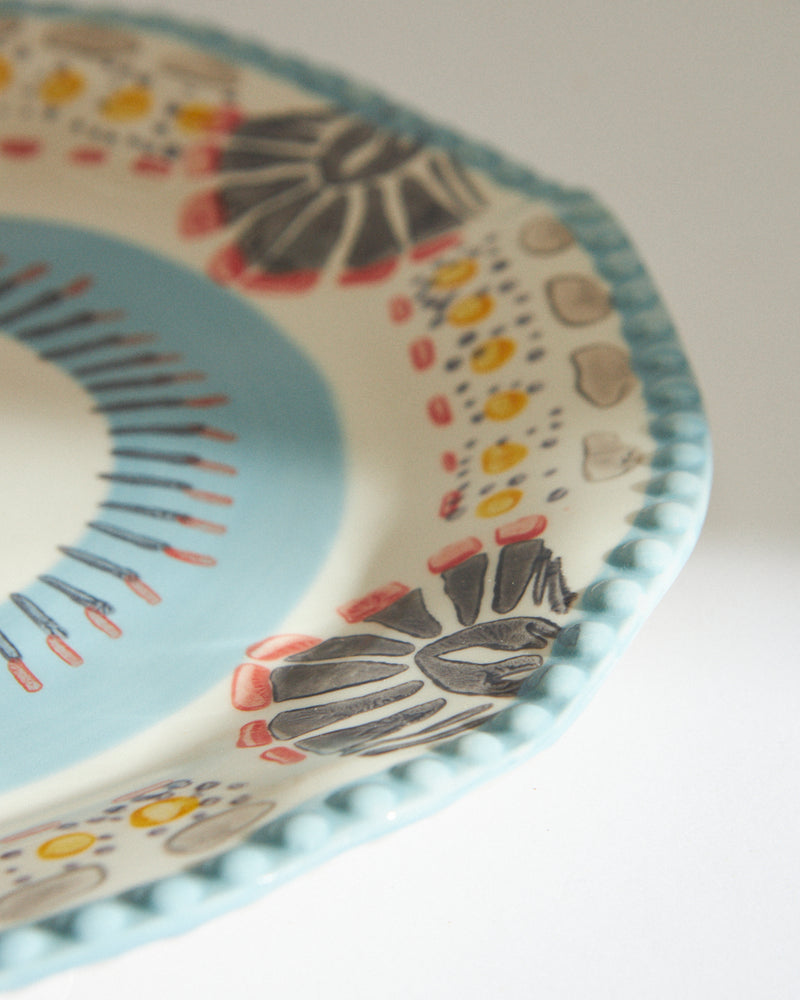 Pixel Shell Dinner Plate