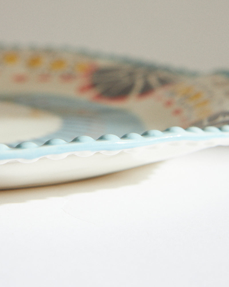 Pixel Shell Dinner Plate