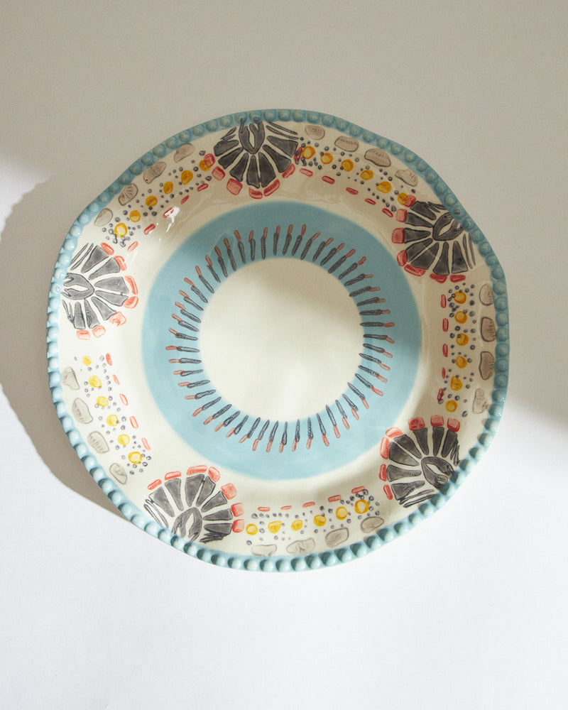 Pixel Shell Dinner Plate