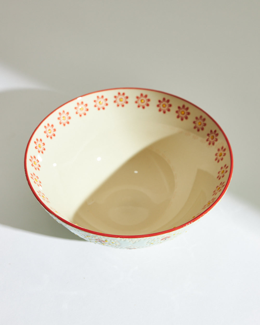 Ikat Fusion Medium Serving Bowl | Blue
