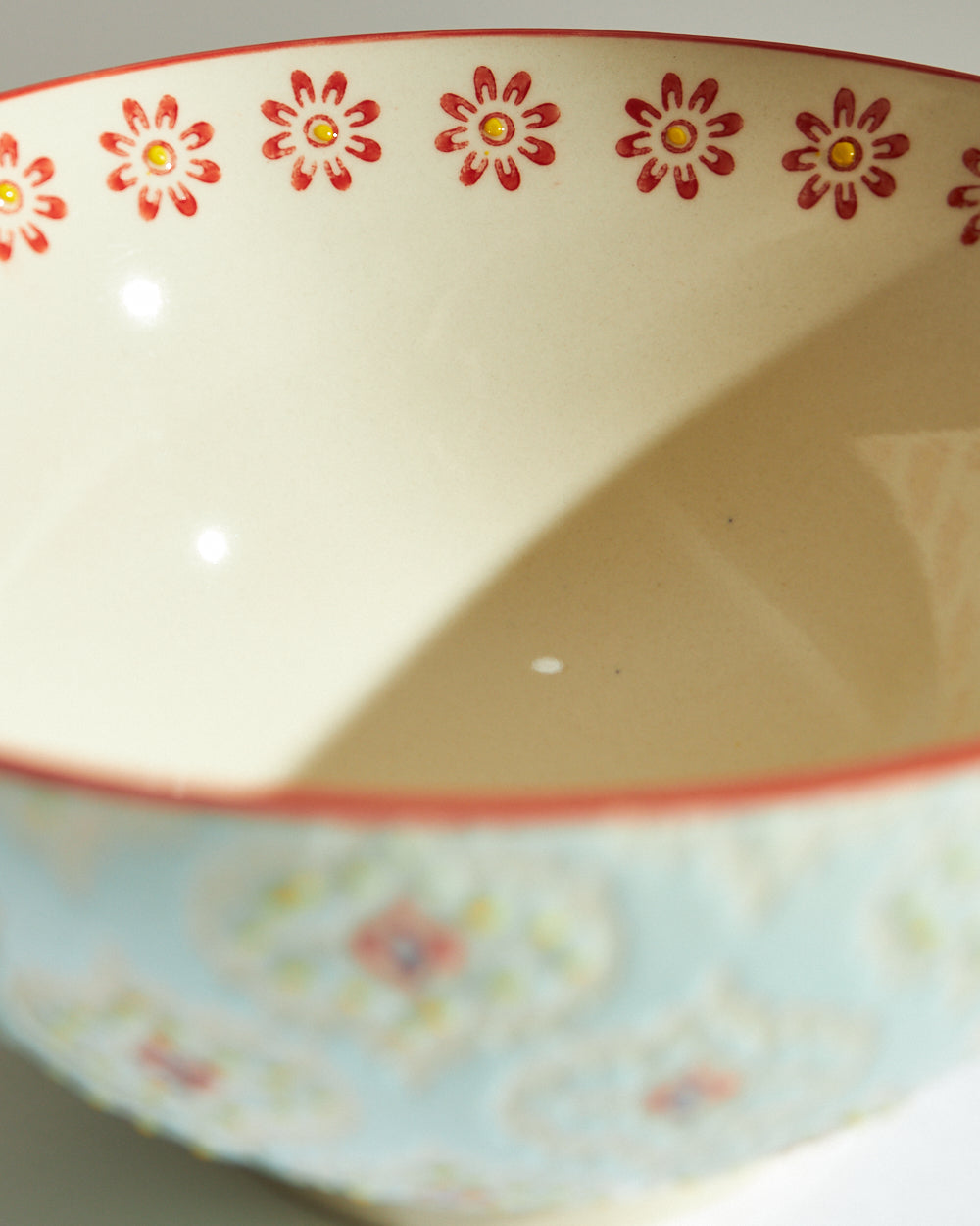 Ikat Fusion Medium Serving Bowl | Blue