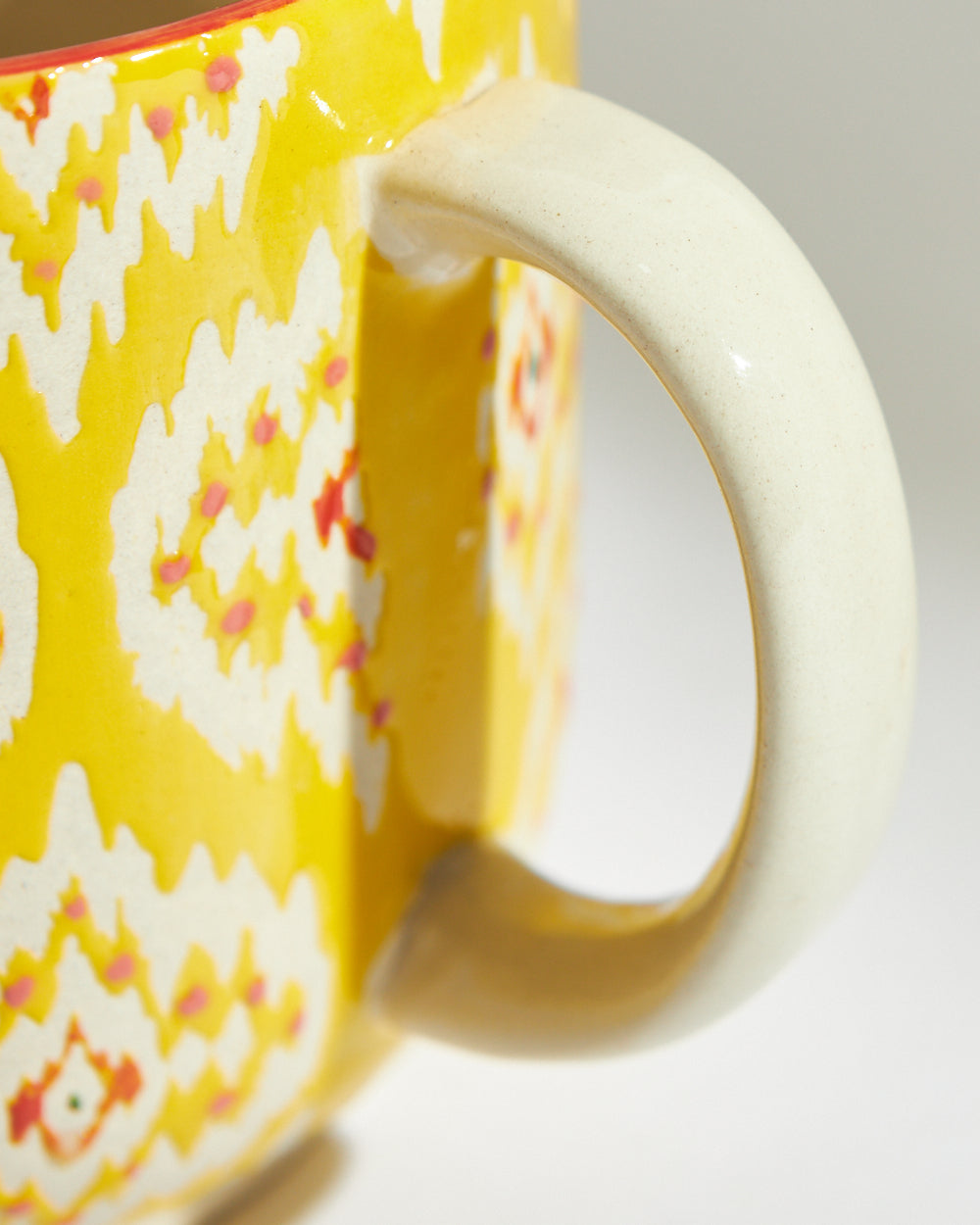 Ikat Fusion Mug | Yellow