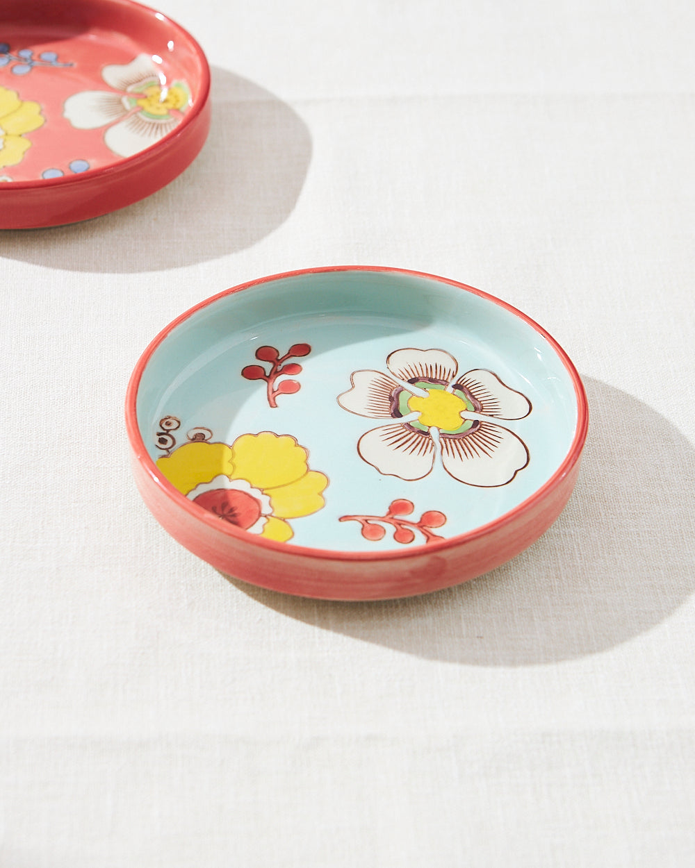 Hibiscus Bloom Snack Plate |Mint