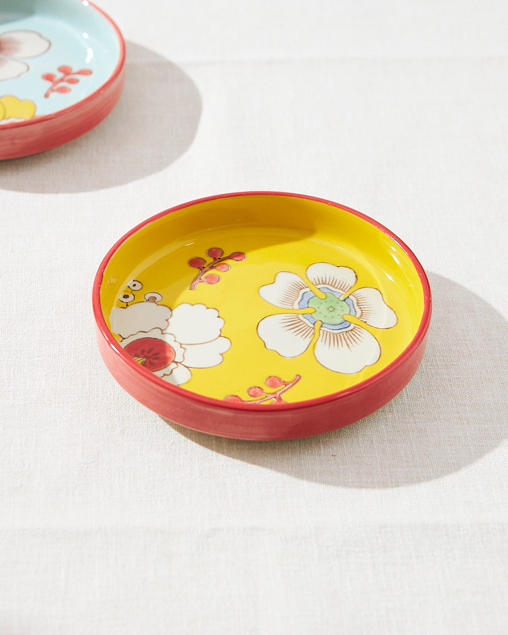Hibiscus Bloom Snack Plate | Yellow