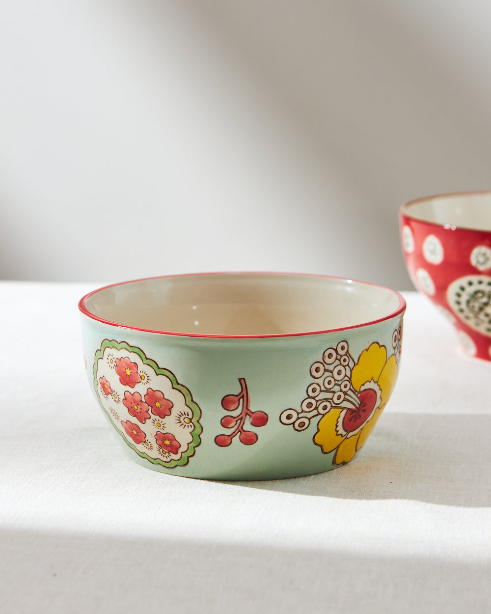 Hibiscus Bloom Snack Bowl | Mint