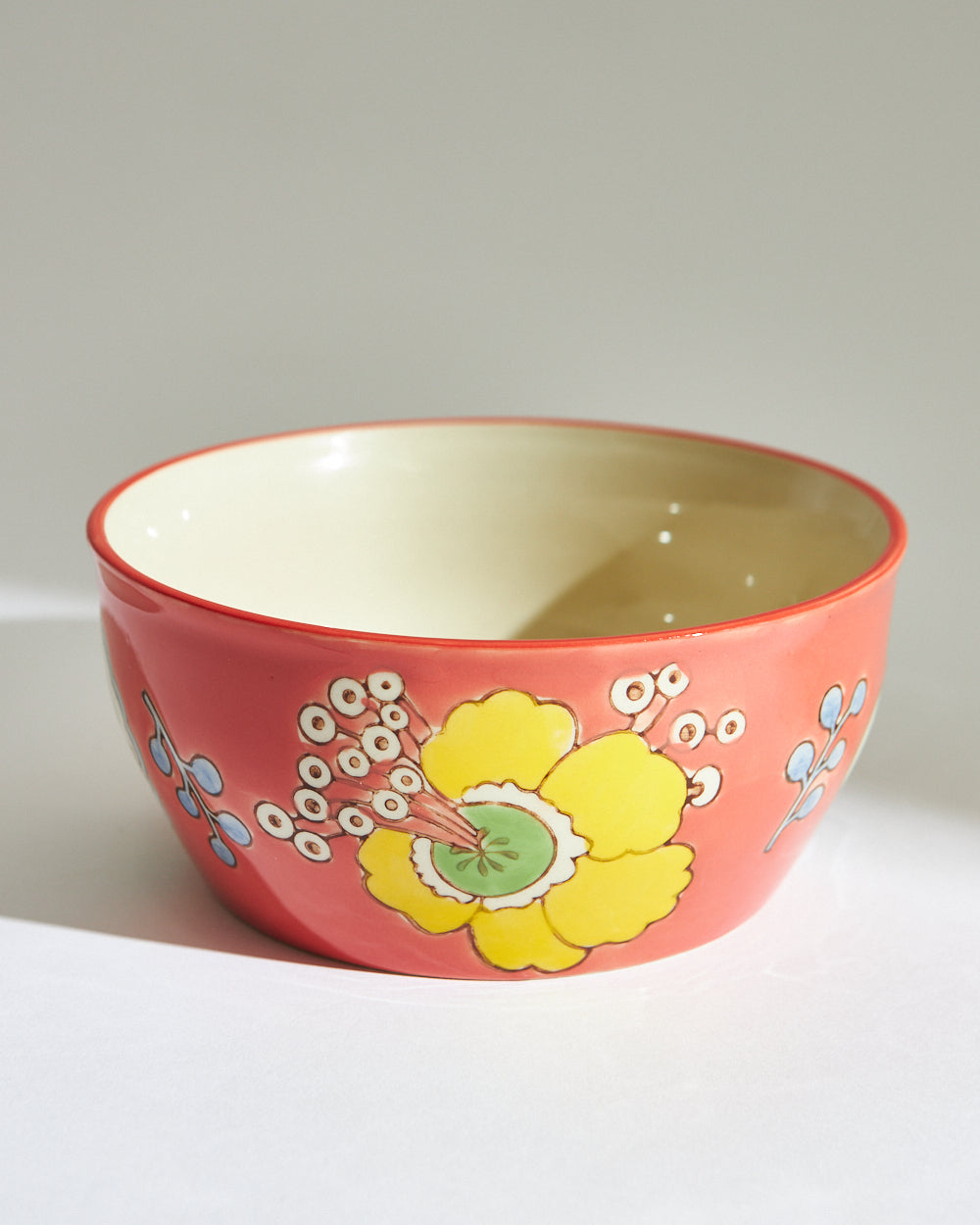 Hibiscus Bloom Snack Bowl | Red