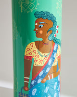 Flower Lady Steel Bottle