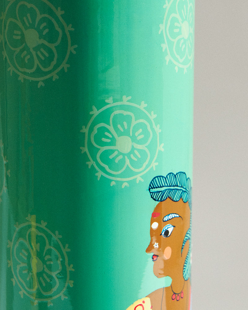 Flower Lady Steel Bottle