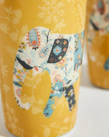 Pixel Paisley Ele Tumbler Set Big- Yellow